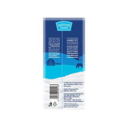 Mother Dairy Toned Milk 1L