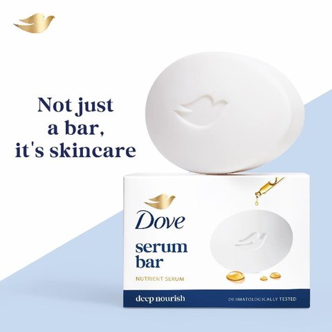 Dove Cream Beauty Bathing Soap (3 x 125 g)
