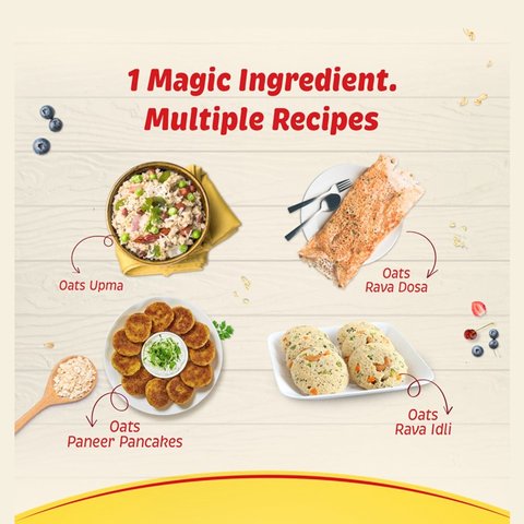 Saffola Oats Soft & Creamy Instant Rolled Oats