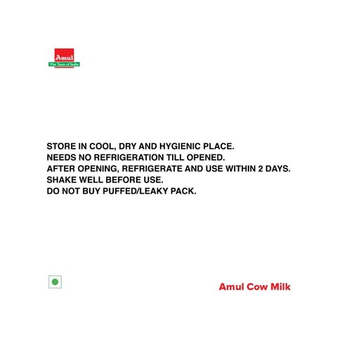Amul Cow Milk 1L