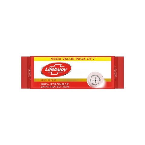 Lifebuoy Total 10 Germ Protection Bathing Soap - Pack of 7