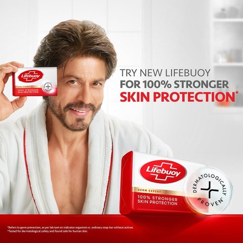 Lifebuoy Total 10 Germ Protection Bathing Soap - Pack of 7