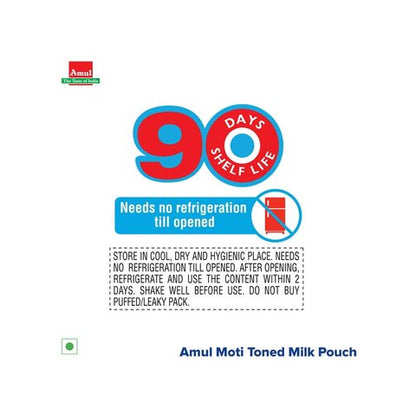 Amul Moti Toned Milk 450ml