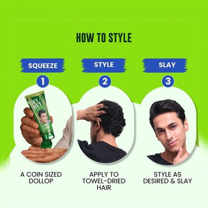 Set Wet Styling Hair Gel