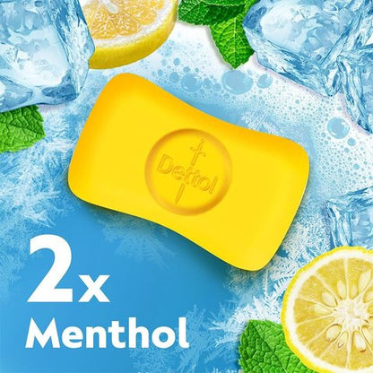 Dettol Lime Fresh Bathing Bar Soap with 12 Hrs Germ Protection
