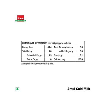 Amul Gold Full Cream Milk 500ml