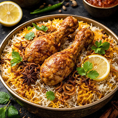 Chicken biriyani