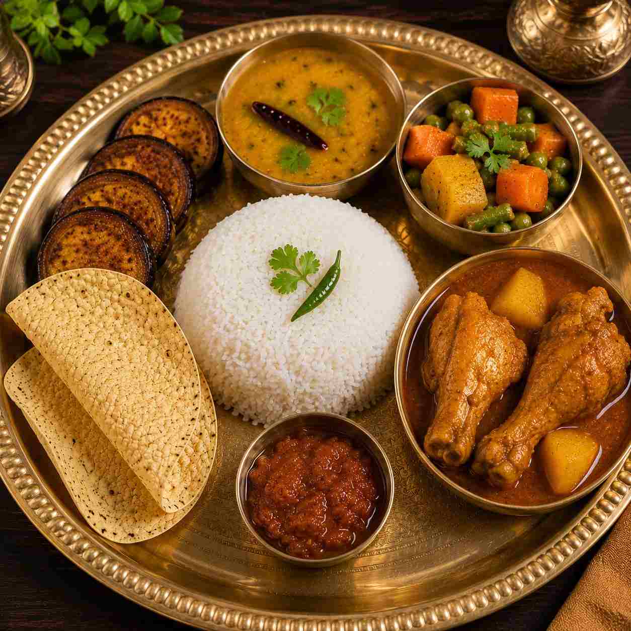 চিকেন থালি