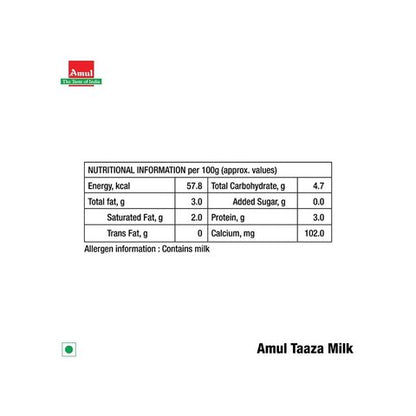 Amul Taaza Toned Milk