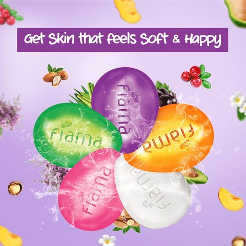 Fiama Gel Bar Soap Celebration Pack - Buy 4 get 1 Free
