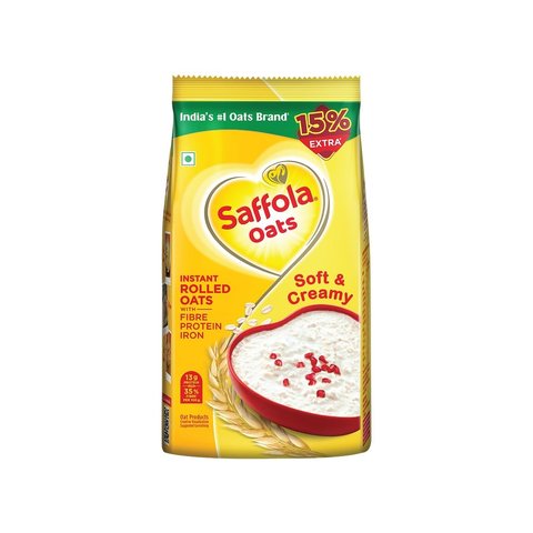 Saffola Oats Soft & Creamy Instant Rolled Oats