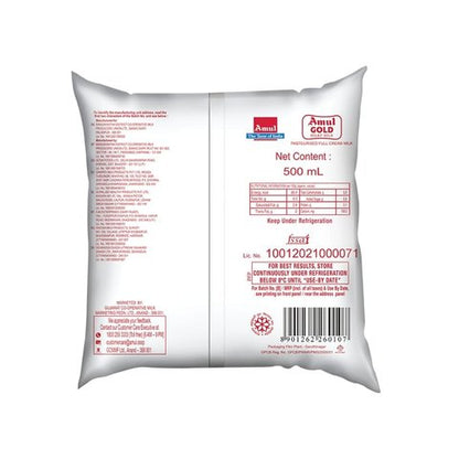 Amul Gold Full Cream Milk 500ml