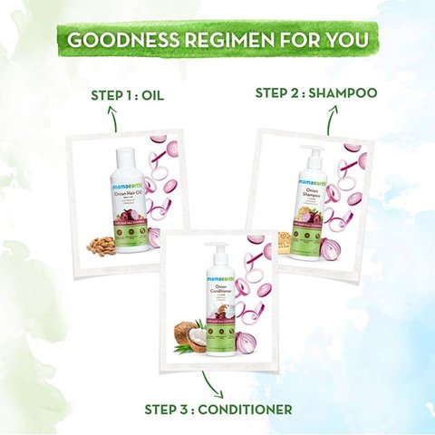 Mamaearth Onion Hair Fall Control Shampoo