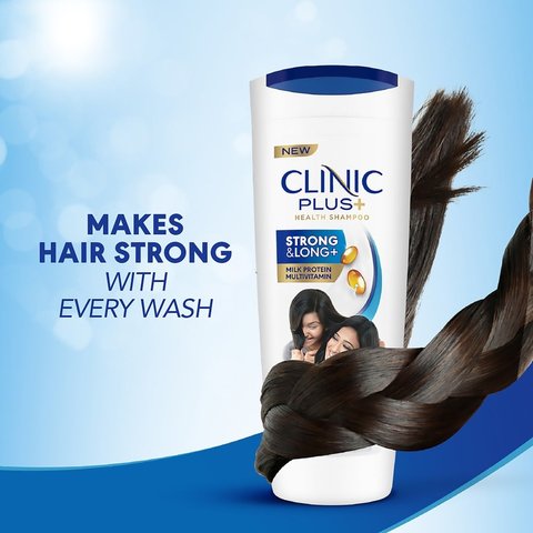 Clinic Plus Strong & Long Shampoo with Milk Proteins