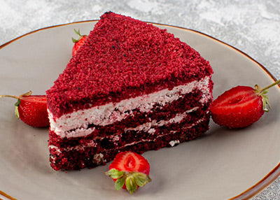 Red velvet pastry (Eggless)